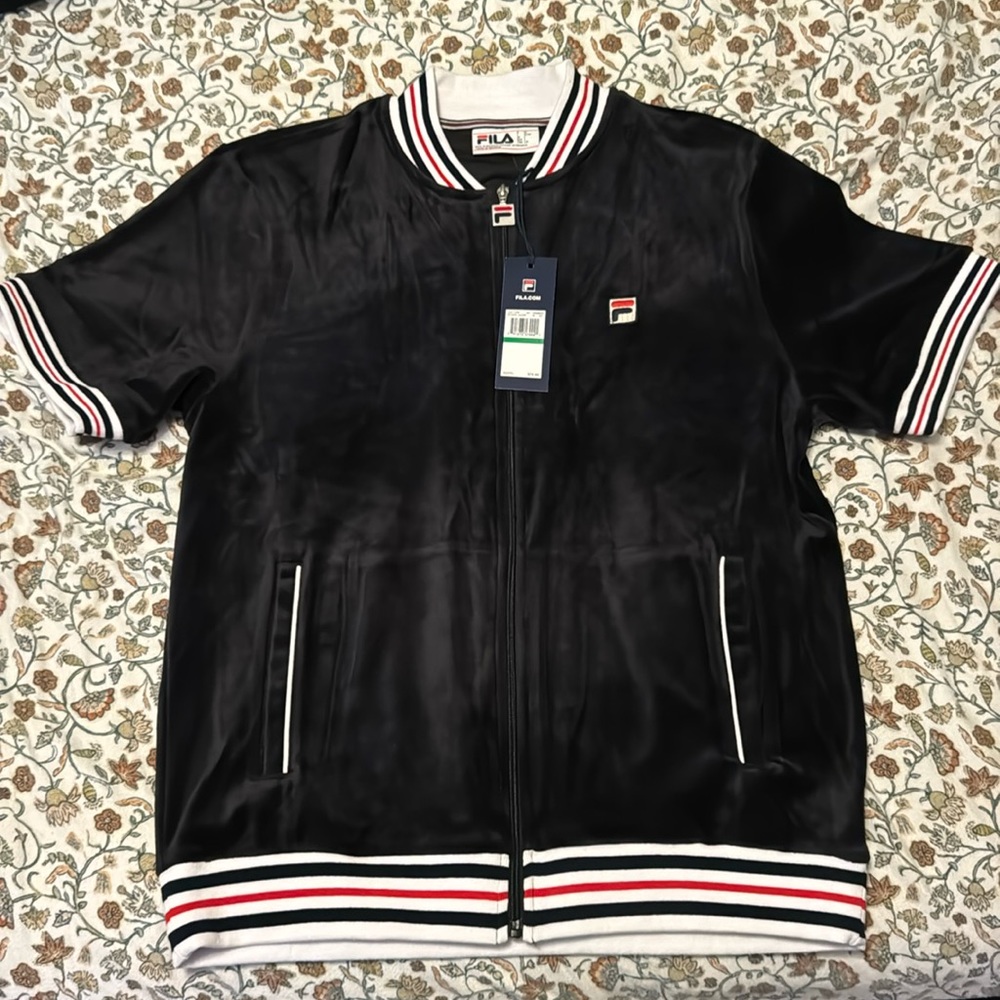 Fila Velour Estudio Track Suit Top